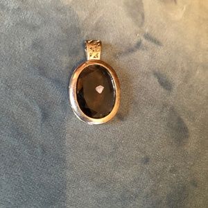 Amethyst and Sterling Pendant